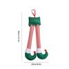 2025 New Year Christmas Elf Santa Legs Car Accessories Christmas Decor For Home Xmas Tree Pendants Ornaments  Happy Gifts