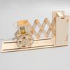 DIY Science Gismo Wooden Folding Security Gate Physics Experiment Teaching Equipments Kits STEM Toy Kids Learning Toy