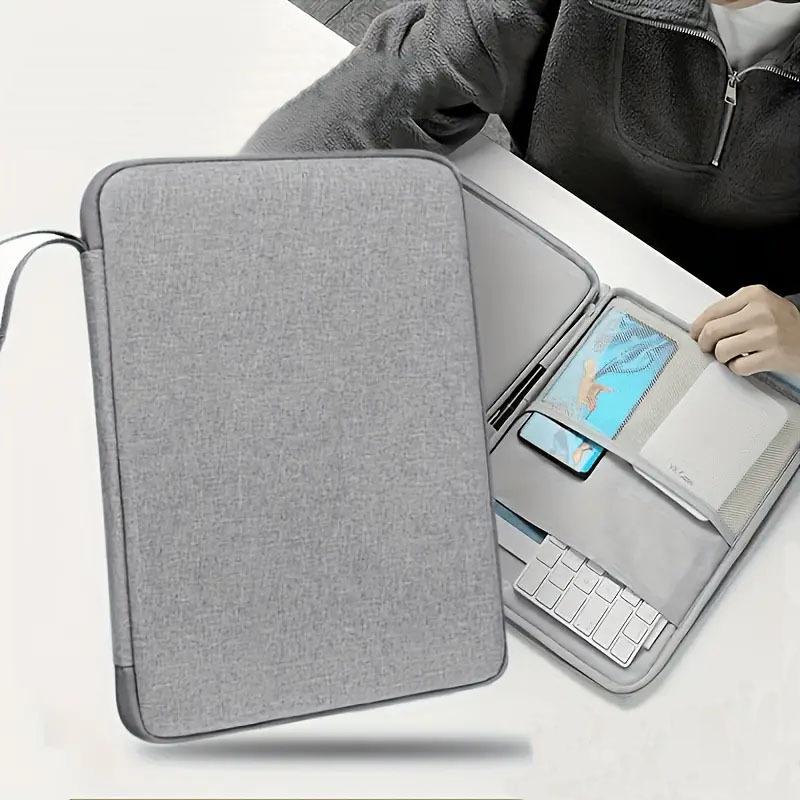 1PC 30cm/11.81inch Tablet Sleeve Bag Notebook Bag Large Capacity Multilayer Carrying Case Portable Tablet Handbag