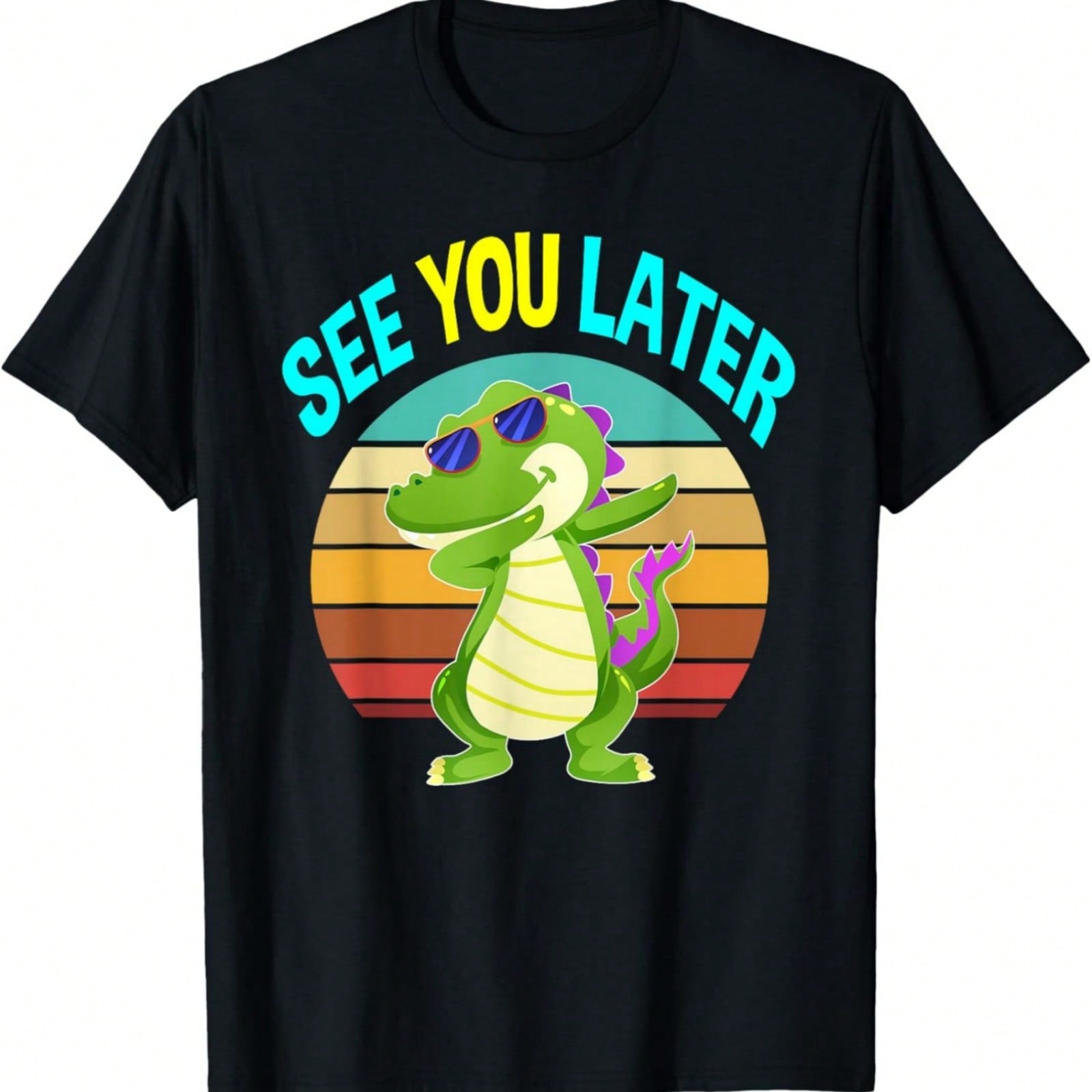 See You Later Alligator Gifts Kids Crocodile T-Shirt S разноцветный