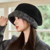 Retro Hat Women's Autumn and Winter Casual Beret Windproof and Warm British Painter Hat