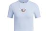 Originals Monkey Kingdom Crop Tops Women's Light Pink Blue Crew Neck Moderate IP1775