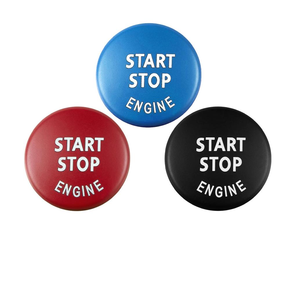 Matte Color Car Engine START STOP Button Replace Switch Cover Key Decor for BMW X1 X5 E70 X6 E71 Z4 E89 3 5 Series E90 E91 E60