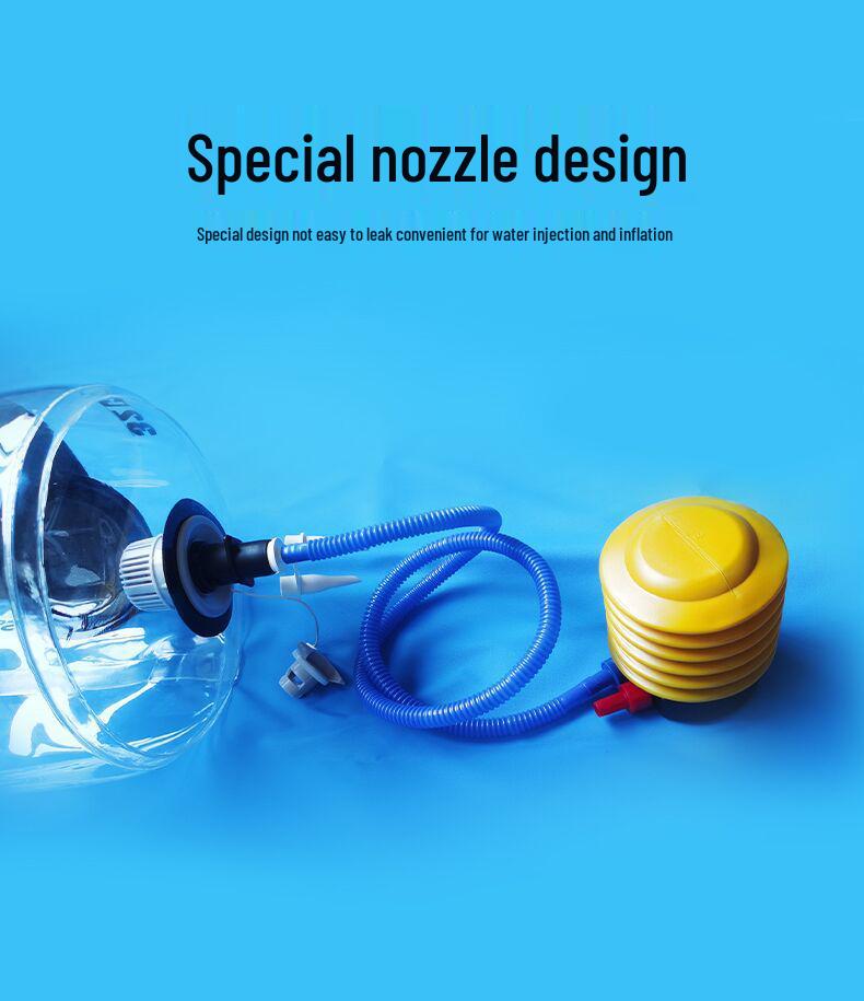 Bärbar Uppblåsbar Vattenviktspåse för Styrke- och Balansträning