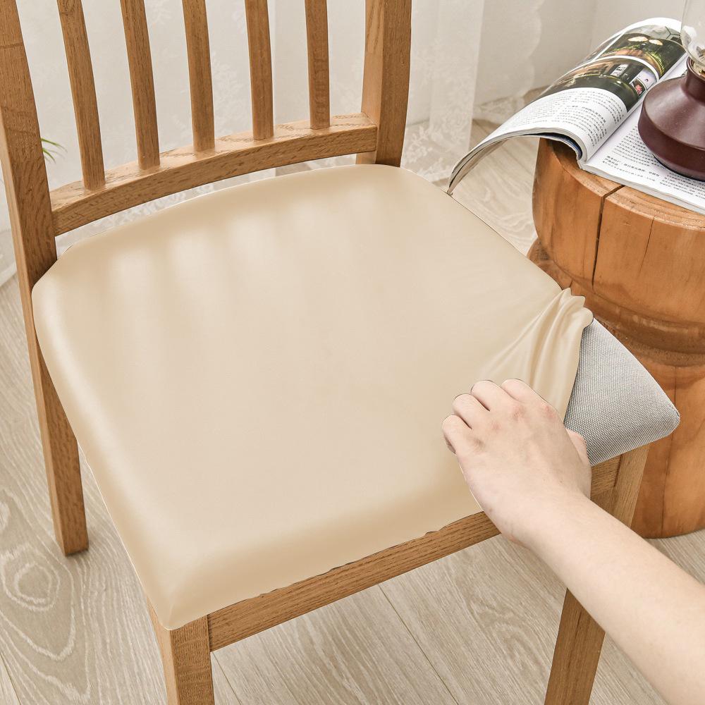 

Чехол для табурета из искусственной кожи с эластичной отделкой: Водонепроницаемый, маслостойкий, пыле- и устойчивый к царапинам, универсальный, подходит для всех сезонов One Size