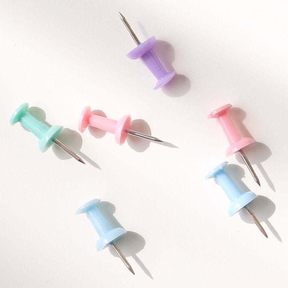 Plastic Photo Wall Studs Colorful Thumbtack Office Binding Supplies Thumbtack Board Pins  Office