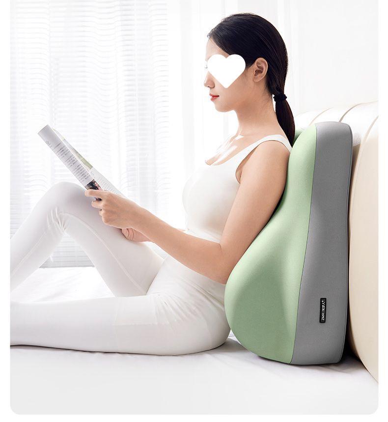 Multifunctional Bedside Pillow: Adjustable Face-Down Cushion & Backrest