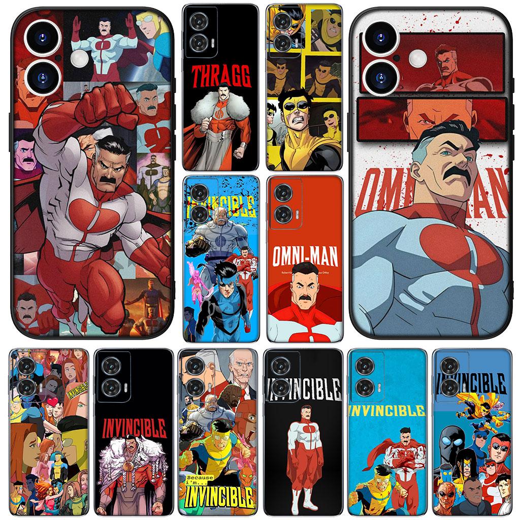 Omnis I-Invincibles Man OmniMan Casing Phone Cover for Xiaomi Redmi Note 12 10 11 9 8 Pro 10C 12C 9T 9A Note11 Note12 5G 4G Case