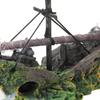 Creative Aquarium Fish Tank Landscape Decoration Products Pirate Sunken Ship Retro Resin Personalized Home Decorations Ornaments