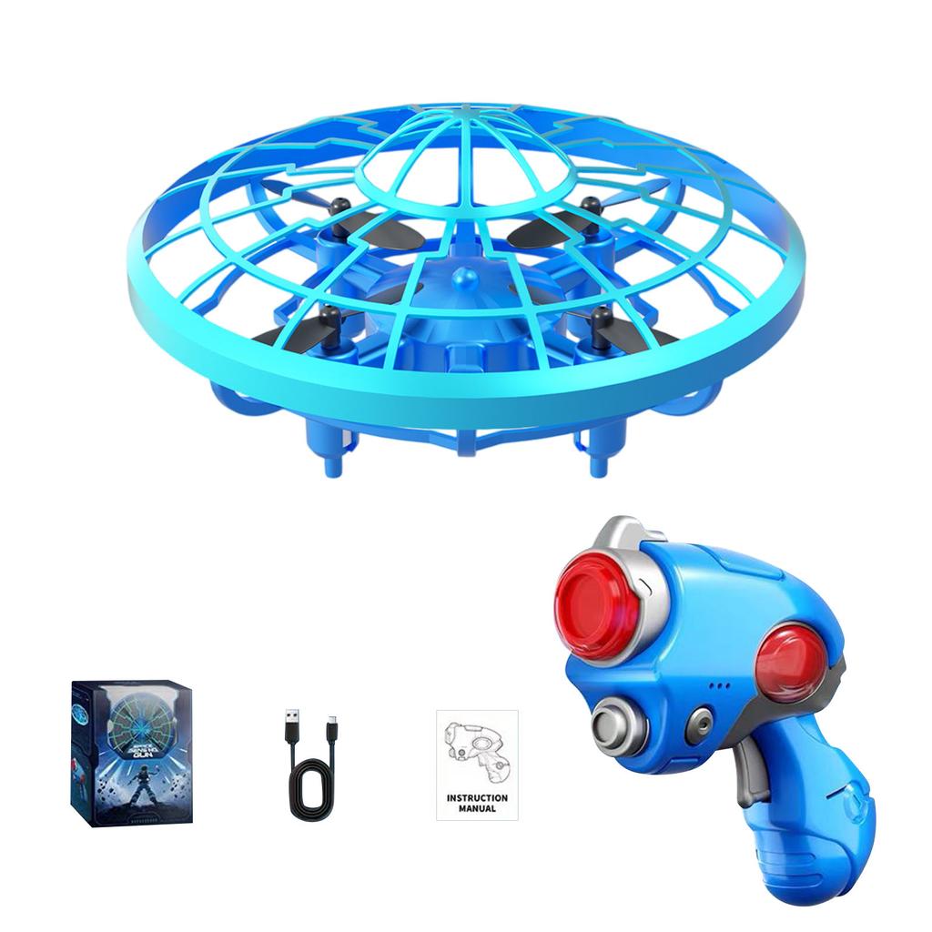 Hand Drone For AND Blaster Electronic Shooting Game For Kids And Adults, LED Toy With Easy And Drop Mode Button