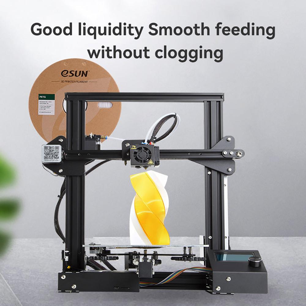 ESUN PETG 3D Printer Filament 1.75mm 1KG/spool PETG Filaments FDM Plastic Rod 240-260℃ Waterproof High Toughness Moulding