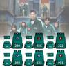 Squid Student Game Backpack Korean Game Laptop Backpack Shoulder Bag Pen Pouch Squid Day Pack for College High School Teen