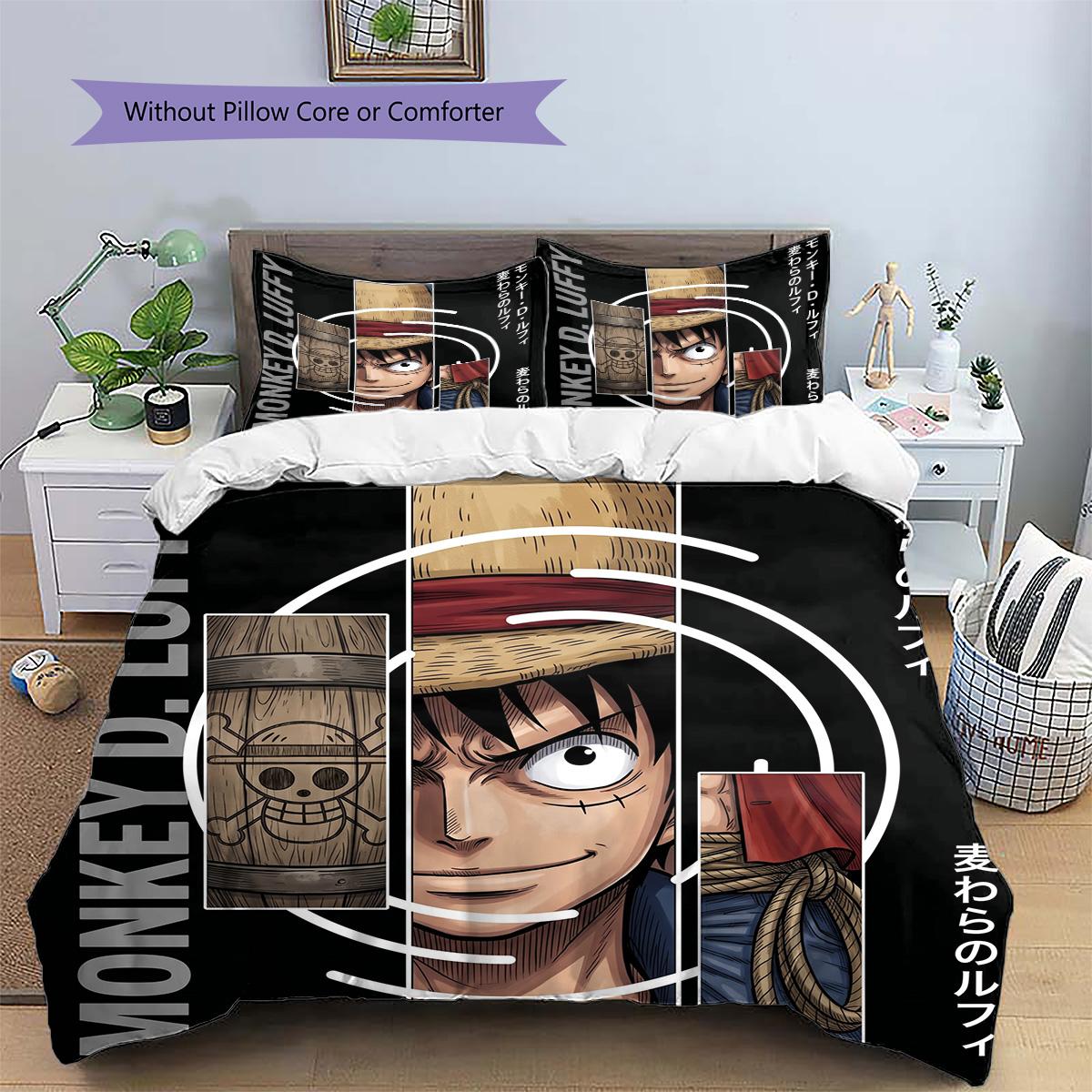 One Piece Pillowcase & Duvet Cover Set | Custom One Piece Bedding | Gift for Fans YUN6511 135x200cm