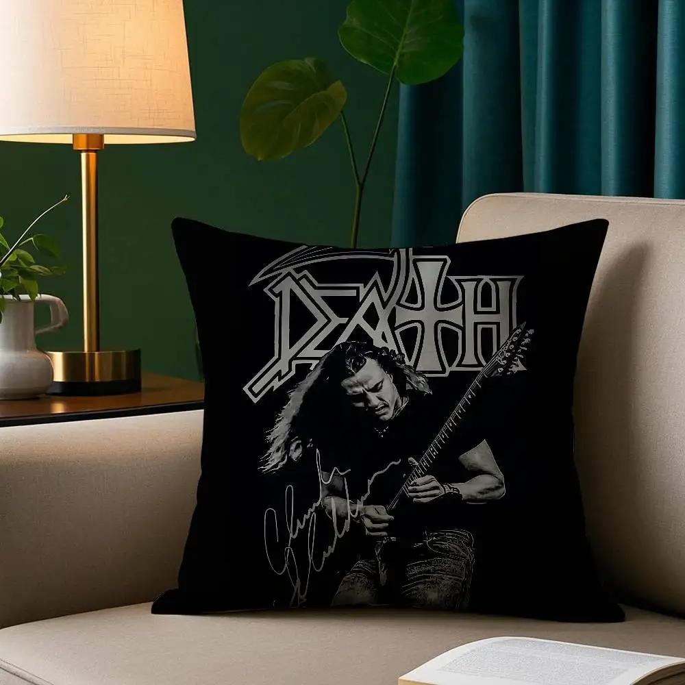 Rock Band-D-deaths Pillow Case  Plush Fabric Soft  Pillowcase Double Sided Print Cushion Cover Household Gifts