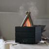 New Flame Aroma Diffuser  Air Humidifier Colorful Atmosphere Light and Remote Control Bonfire Essential Oil Aroma Diffuser