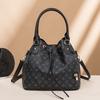 Bag Women's Autumn New Drawstring Bucket Bag Fashion Printing Portable Shoulder Messenger Bag Women's Bag