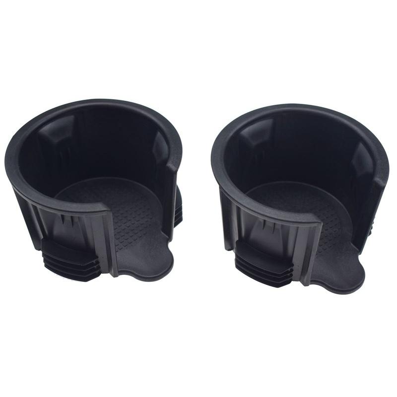 For Land Rover LR2 2008-2015 Console Drink Holder Center Cup Holder Black Plastic Cup Holder Direct Replacement Black Finish