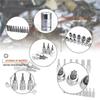 34Pcs Torx Star Sockets Bit Set 3/8" Ratchet Wrench With 5/16" Hex Socket Screw Combination Handheld Tool For Home