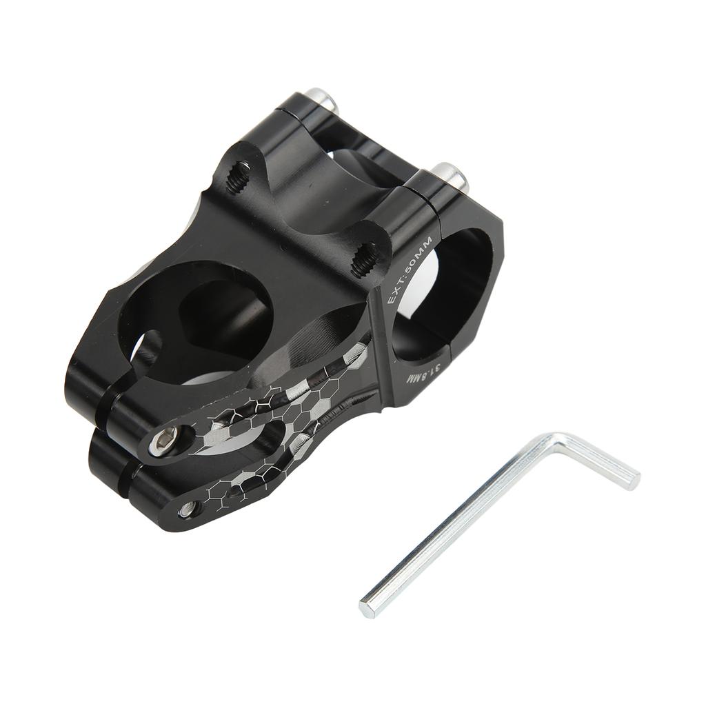 Fahrradvorbau Aluminiumlegierung Fahrrad Schwarz Hohl Kurzer Vorbau Zubehör für Mountainbike Faltrad Fixie Fahrrad Rennrad