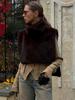 Autumn/Winter Mink Fur High Collar Sleeveless Vest Shawl 