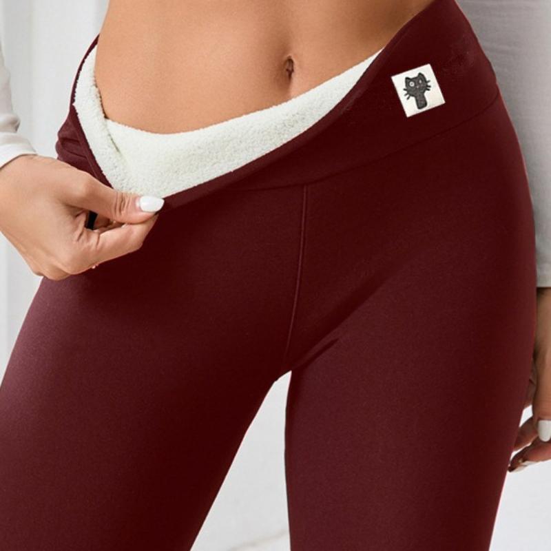 

Women s High-Waisted Winter Yoga Leggings Warm Workout Pants, Full-Length Black Athletic Leggings for Fall/Winter 2XL