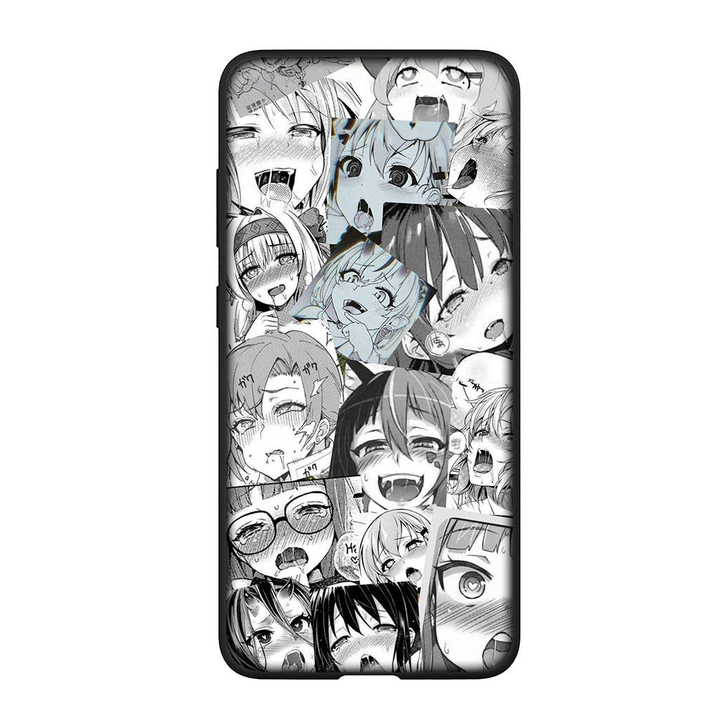 

для Samsung Galaxy S24 S23 iPhone 16 15 14 Xiaomi Redmi Note 13 12 11 8 9 Pro Max X XR чехол Ahegao Hentai Harajuku Anime Girl Waifu OPPO Huawei чехол for Samsung Galaxy S24 Ultra аэро