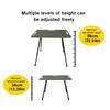 Folding Workbench Legs Metal Foldable Camping Table Legs Adjustable Height Coffee Table Legs Outdoor Travel Camping Equipment