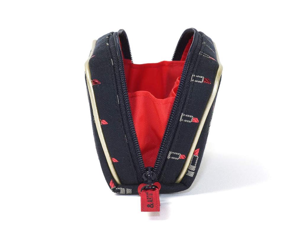 Artisan & Artist Micro Multi-Use Pouch <Valiant Rouge> XOP-LI646 Black