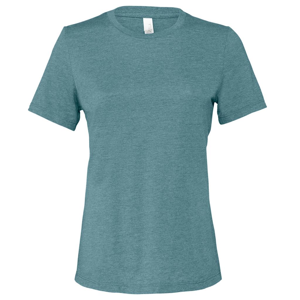 Bella + Canvas Womens/Ladies Heather Jersey Relaxed Fit T-Shirt