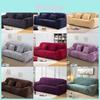 Comfortable Stretch Sofa Slipcover Soft Thick Velvet Protector For 1-4 Seat Furniture