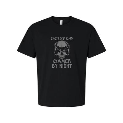 Dad By Day Gamer By Night Graphic T Shirt