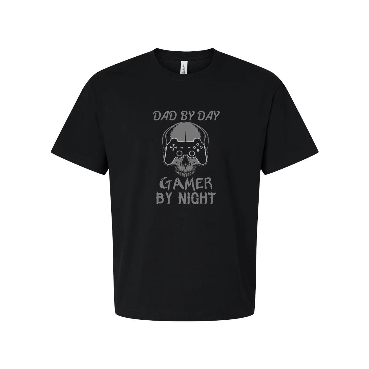 

Dad By Day Gamer By Night Graphic T Shirt S