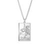 Dawapara Wands Tarot Card Vintage Amulet Pendant Necklace Link Chain Talisman Necklaces Stainless Steel Jewelry Golden Black
