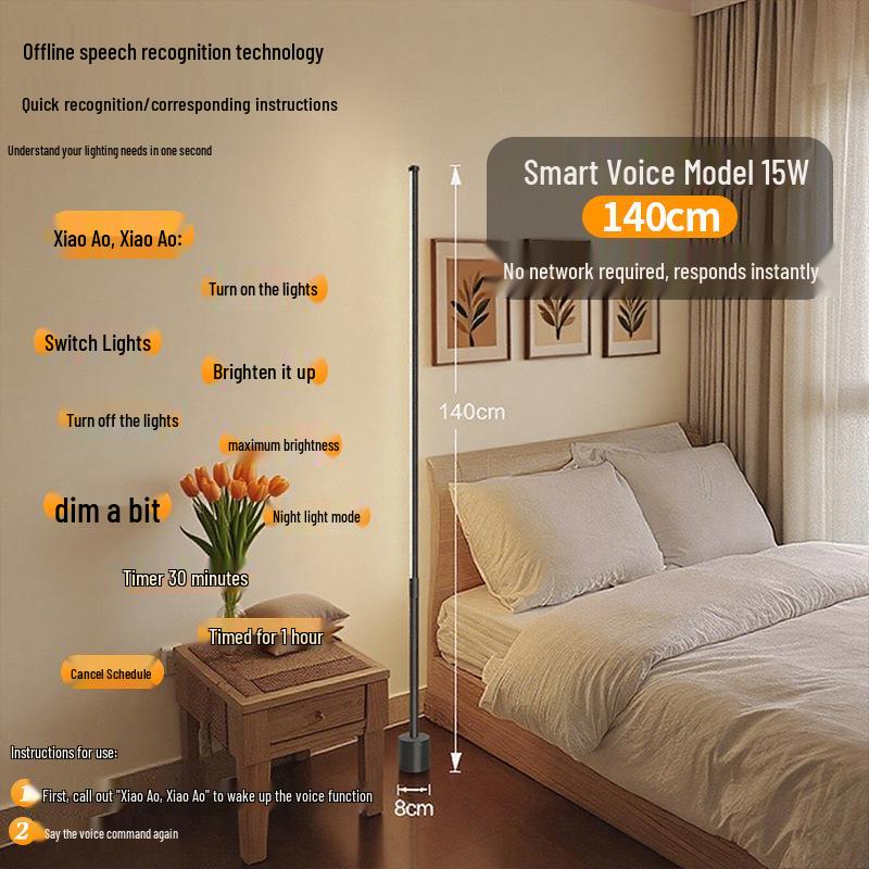 LED Floor Lamp: Versatile Lighting for Living Room, Bedroom, and Reading Nooks