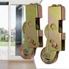 2pcs Tandem Sliding Door Roller Lifting Wheel Aluminium Door Window Pulley Bearing Rollers Wheel Furniture Hardware