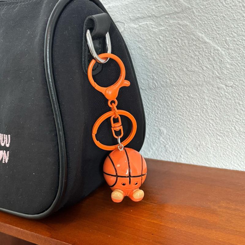 

Милий мультяшний тривимірний брелок для ключів з футбольним та бадмінтонним м ячем Kawaii Веселий Креативність Пара Прикраса Аксесуари Подарунки