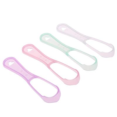 Food Grade Plastic Tongue Scraper Adult Tongue Cleaner Brush Oral Oral Care