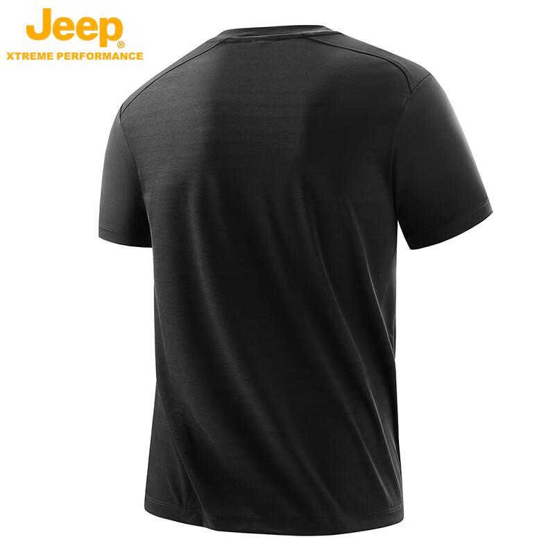 JEEP Men's Ice Silk Quick-Dry Short Sleeve T-Shirt