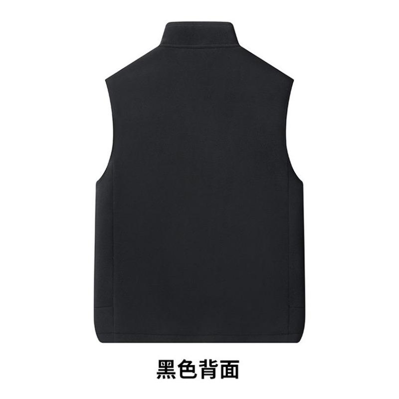 Lamb Velvet Vest Men's Thickened Double-sided Velvet Polar Fleece Warm Winter Vest Jacket