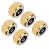 5pcs Steel Watch Crown Watch Head Repairing Parts Replacement Accessories Set Gold5.5mm   0.22in