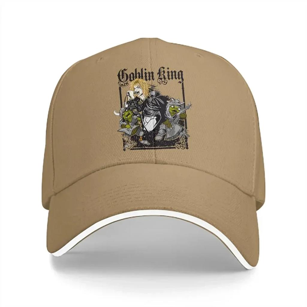 Pure Color Dad Hats Goblin King Bowie Mens Hat Sun Visor Baseball Caps Labyrinth Film Peaked Cap