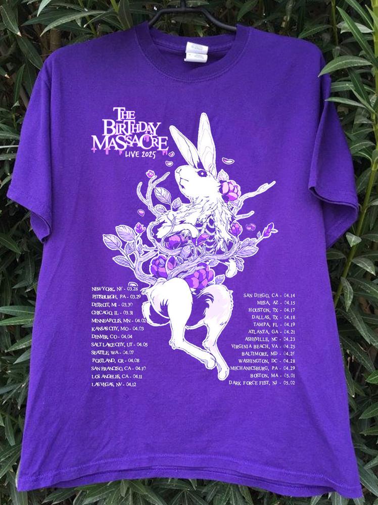 New the birthday massacre Band Shirt Tour 2025 SEG_112 Unisex T-Shirt XXXL
