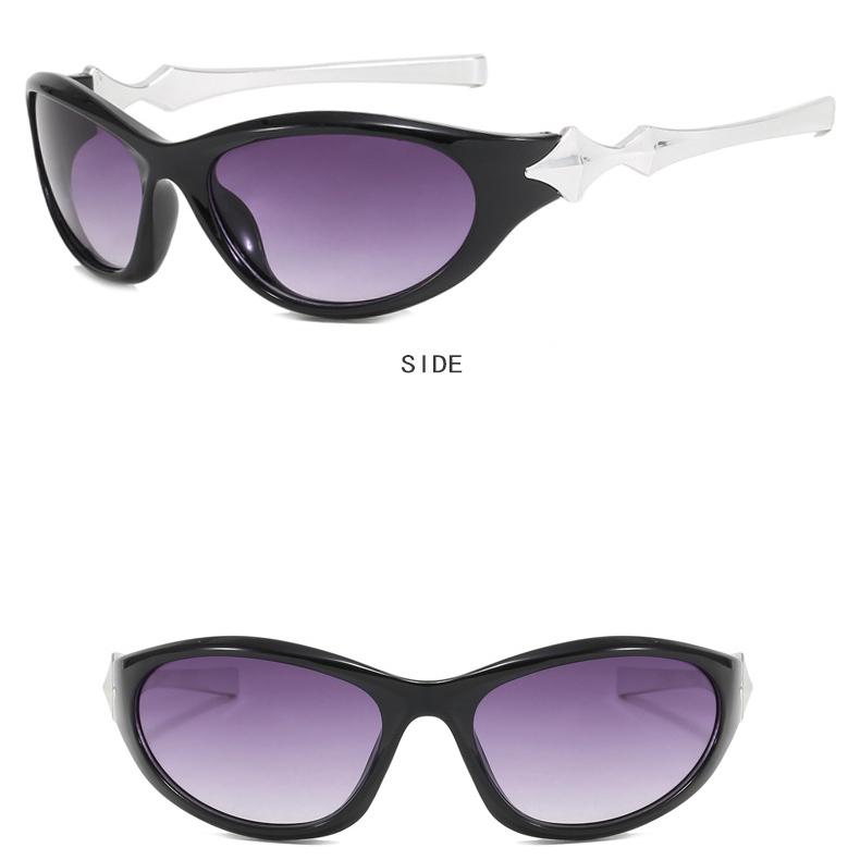 Women's Glasses Sun Protection UV Protection Fashion Personality XINGX Y2g Cyberpunk Street Shooting Catwalk Concave Sunglasses