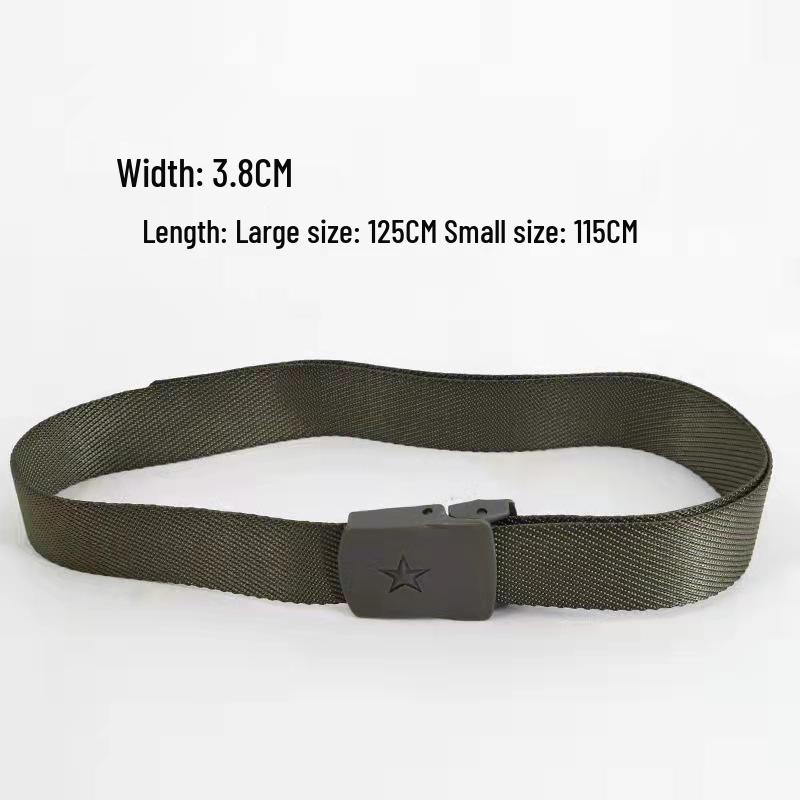 Authentic Canvas Tactical Belt for Student Military Training - Unisex