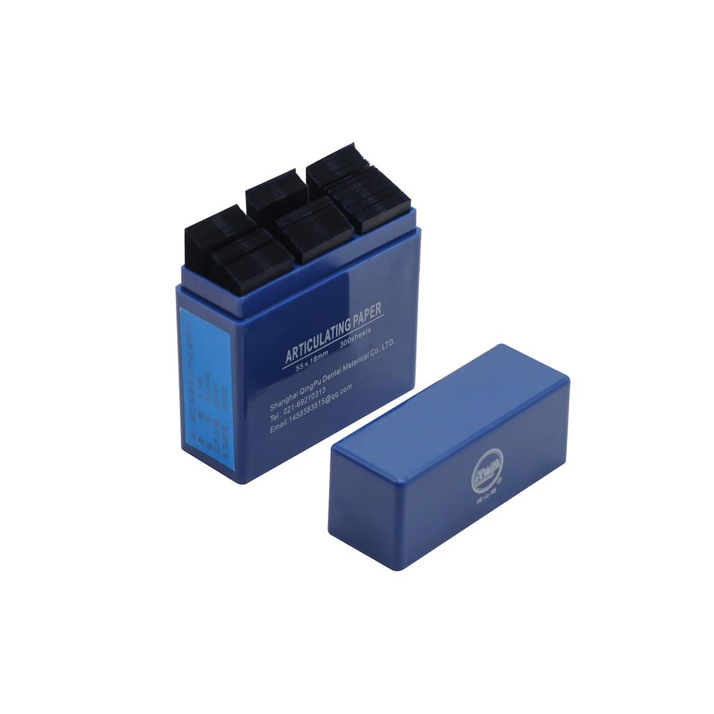 300Sheets Dental Lab Articulating Paper Dual Color Red Blue 55X18Mm Bite Mark Strips Teeth Occlusion Check Dentist Tools