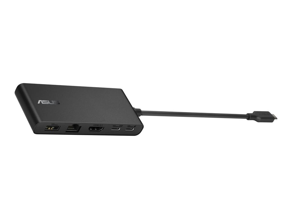 Asus Dual 4K USB-C Dock DC201 | 1 Ethernet LAN (RJ-45) port | 3 USB 3.0 (3.1 Gen 1) Type-C ports | 1 HDMI port
