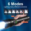 NEW 99000000LM Most Powerful LED Flashlight Rechargeable Type-c Flashlight Long Range Tactical Torch Light For Fishing Hunting