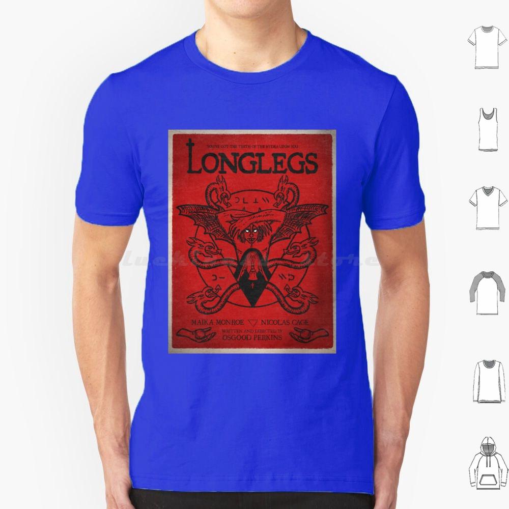 Longlegs Movie T Shirt Big Size 100 Cotton Longlegs Movie 2024 Movies Longlegs Nicolas Cage Saint Muad A24 I Saw The Tv Glow