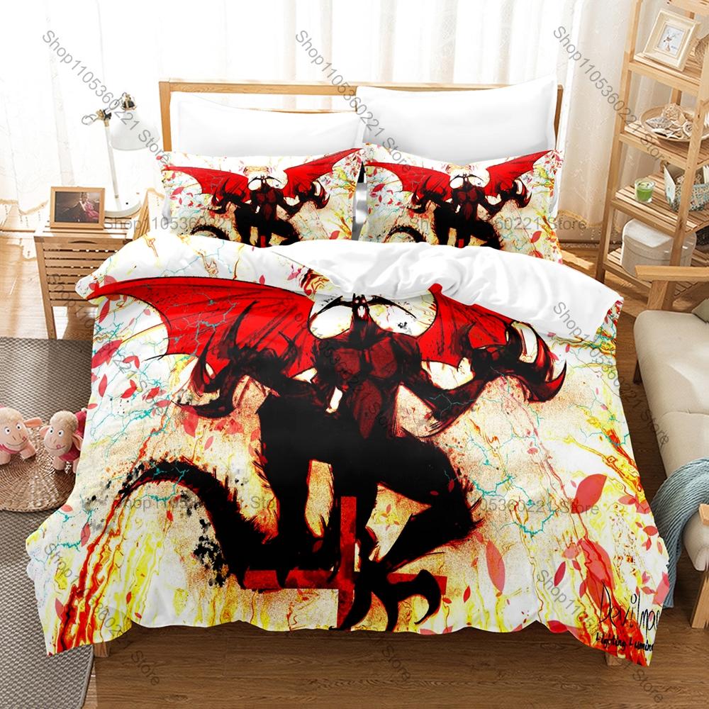 Devilman Akira Fudo Devilman Crybaby Dark Demon Horror Classic Japanese Action Anime HD Bedding Set Duvet Cover + 2 Pillowcases