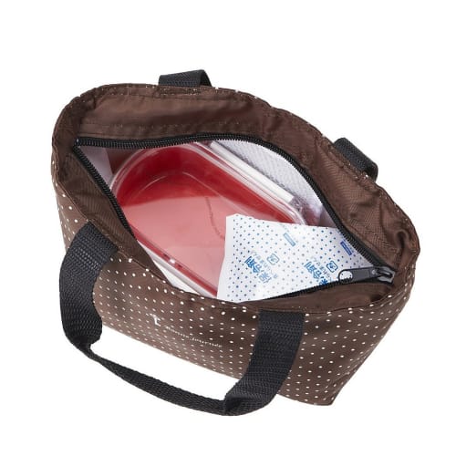 Torne Insulated Lunch Bag, Brown, Approx. 16 x 26 x 10 cm